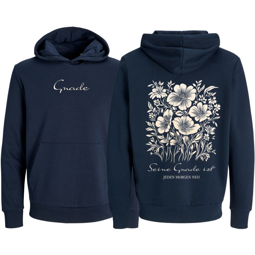 Kla 3,22-23 - Seine Gnade - FBP - Bio-Superflausch-Hoodie