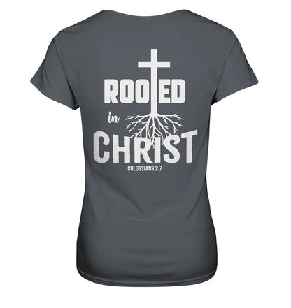 Kol 2,7 - Rooted in Christ - BP - Ladies Premium Shirt