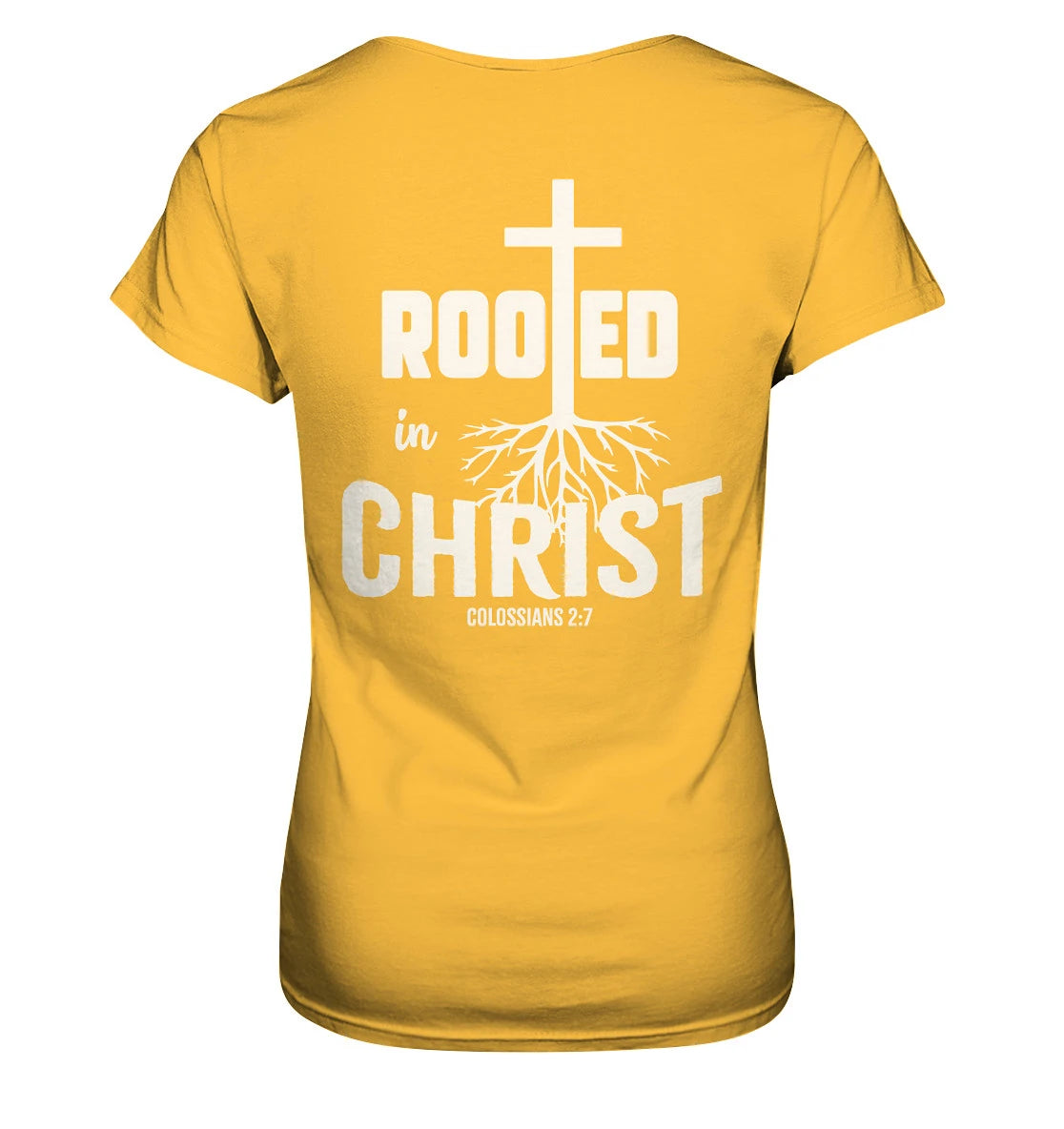 Kol 2,7 - Rooted in Christ - BP - Ladies Premium Shirt