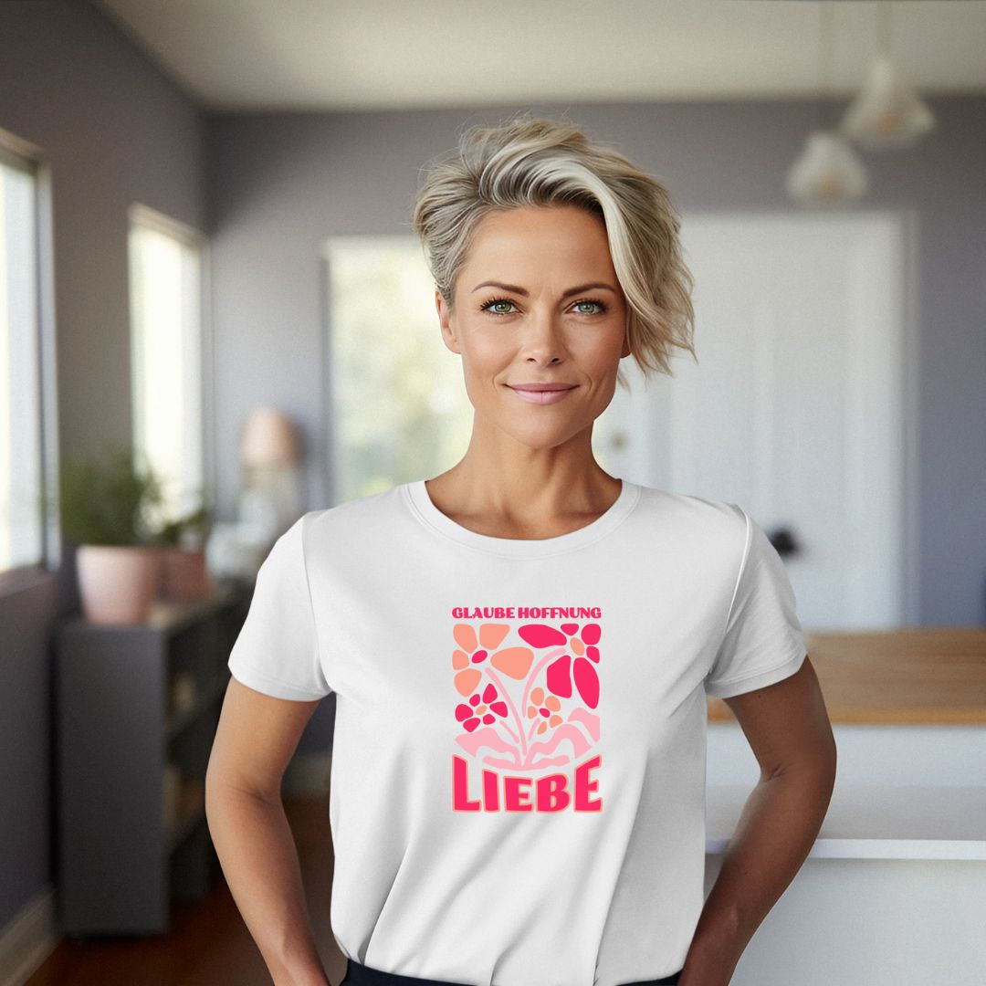 1.Kor 13,13 - GLAUBE, HOFFNUNG, LIEBE - Ladies Premium Shirt