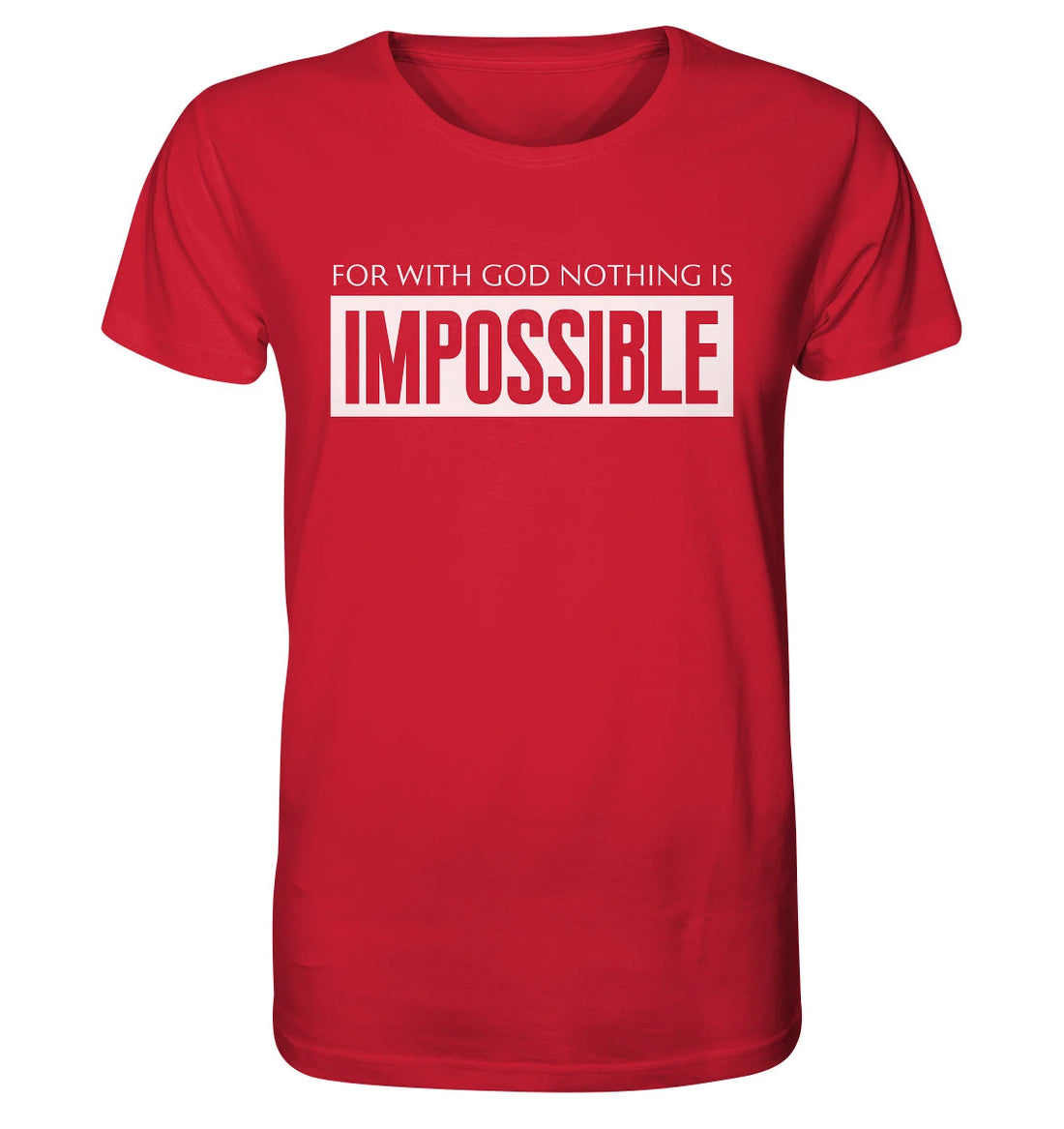 Lk 1,37 - IMPOSSIBLE - FP - Organic Shirt