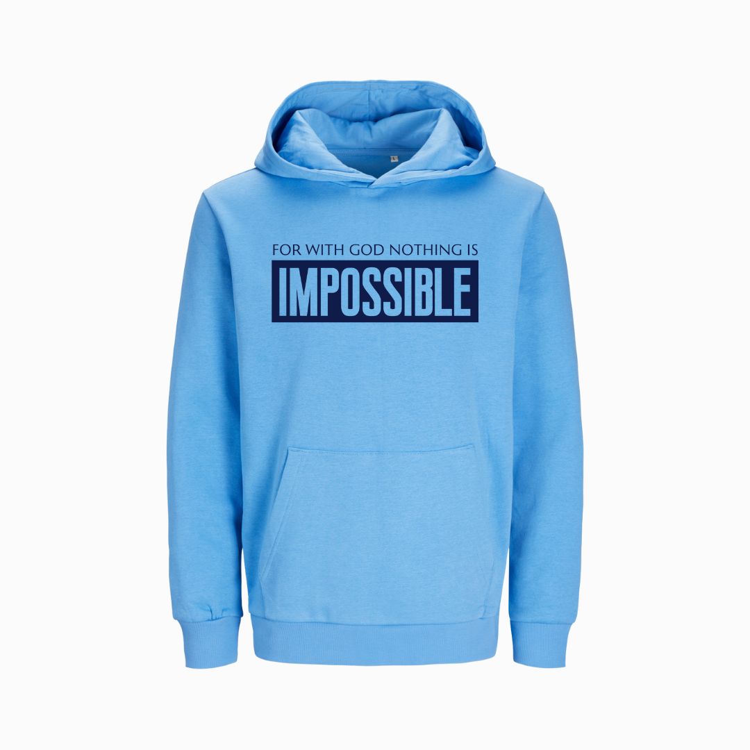 Lk 1,37 - IMPOSSIBLE - FP - Bio-Superflausch-Hoodie