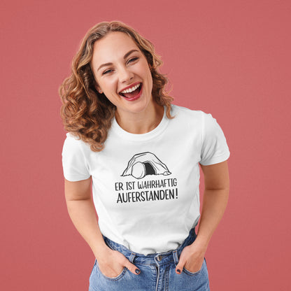 Lk 24,34 - Er ist wahrhaftig auferstanden! - Ladies Premium Shirt