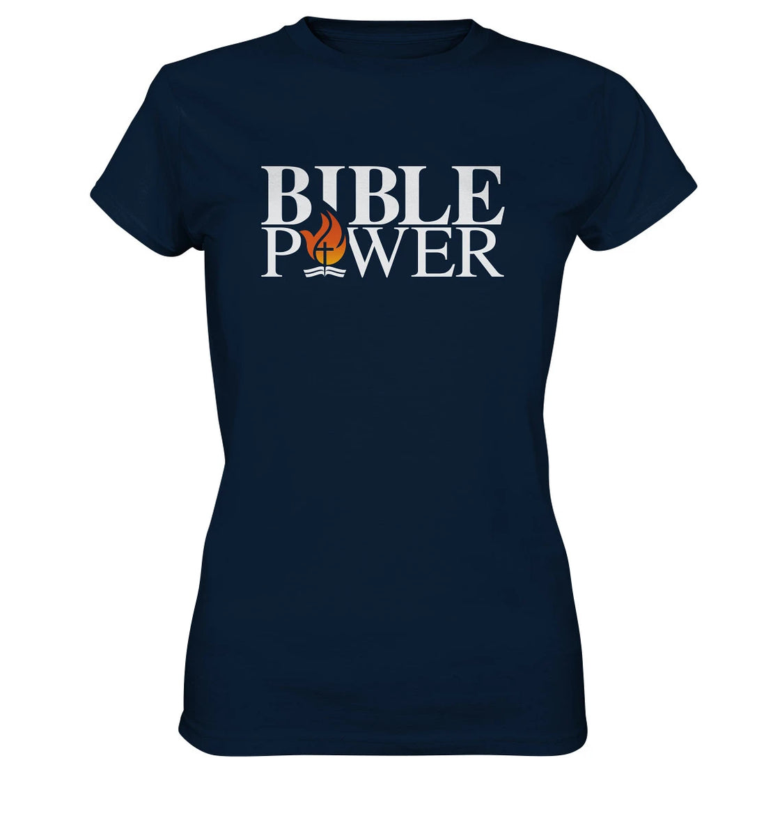 Bible Power Logo - FP - Ladies Premium Shirt