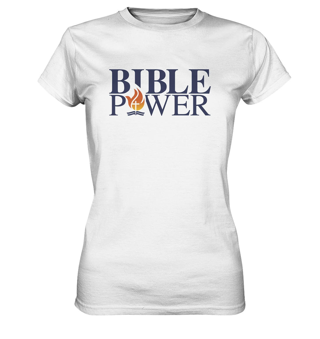 Bible Power Logo - FP - Ladies Premium Shirt