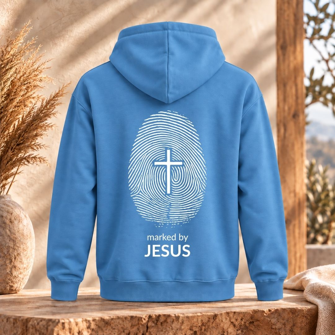 Marked by Jesus | Bio-Superflausch-Hoodie