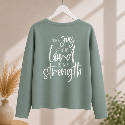 Nehemia 8,10 - The Joy | Ladies Oversize Sweatshirt