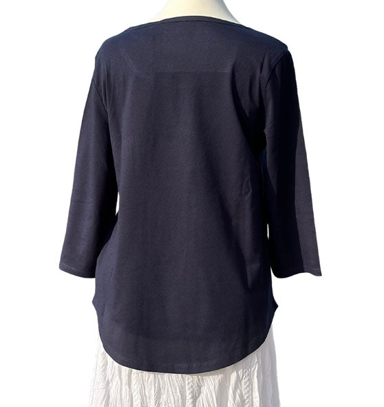 Hebr 11,1 - Faith - Strass - 3/4 Arm-Shirt
