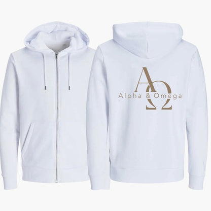 Offenbarung 1,8 - Alpha &amp; Omega | Bio-Superflausch-Zipper