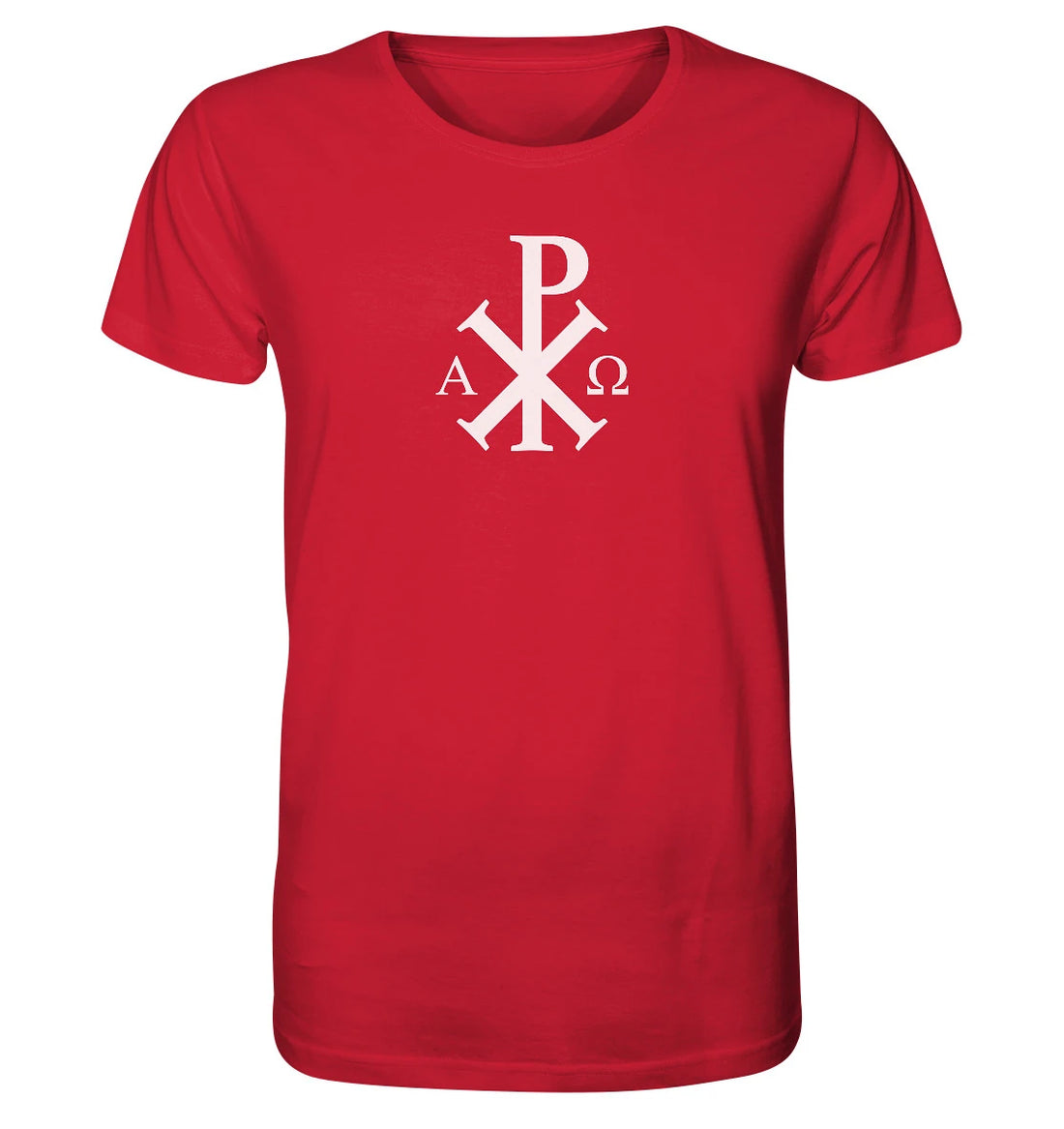 Offb 1,8 - Chi Rho - Alpha &amp; Omega - Organic Shirt