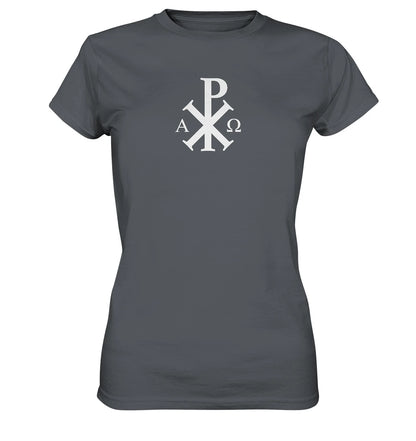 Offb 1,8 - Chi Rho - Alpha &amp; Omega - Ladies Premium Shirt