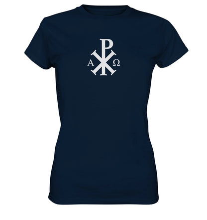 Offb 1,8 - Chi Rho - Alpha &amp; Omega - Ladies Premium Shirt