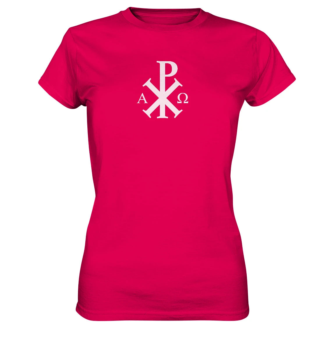 Offb 1,8 - Chi Rho - Alpha &amp; Omega - Ladies Premium Shirt