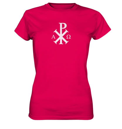 Offb 1,8 - Chi Rho - Alpha &amp; Omega - Ladies Premium Shirt