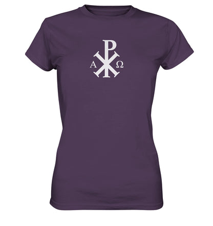 Offb 1,8 - Chi Rho - Alpha &amp; Omega - Ladies Premium Shirt