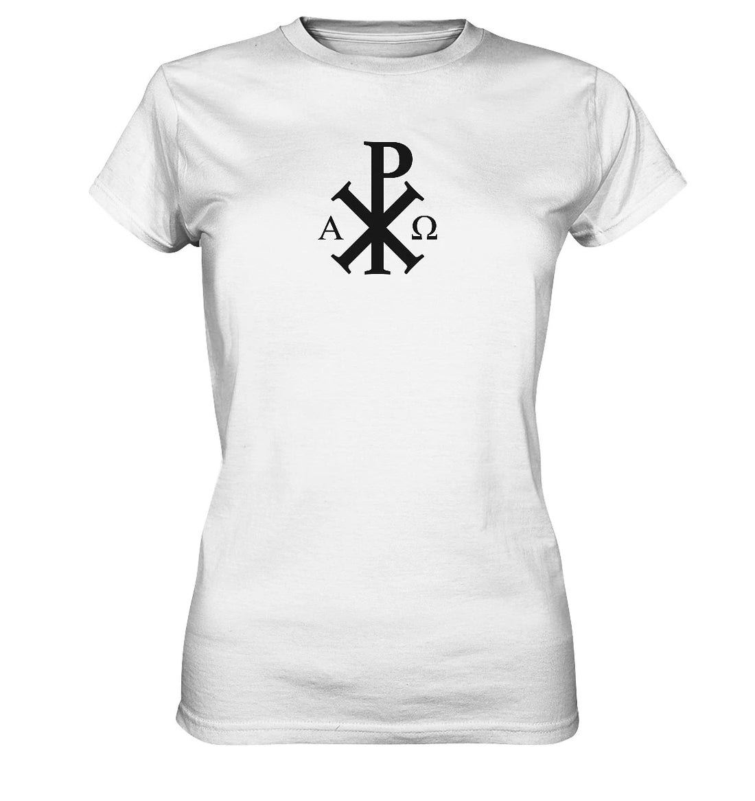 Offb 1,8 - Chi Rho - Alpha &amp; Omega - Ladies Premium Shirt