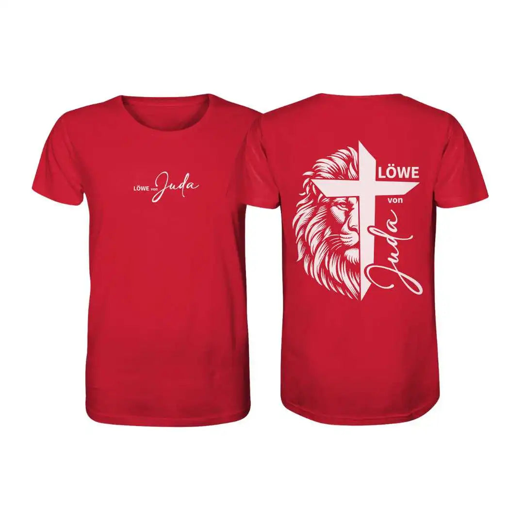 Offb 5,5 - Löwe von Juda - Kreuz - FBP - Organic Shirt