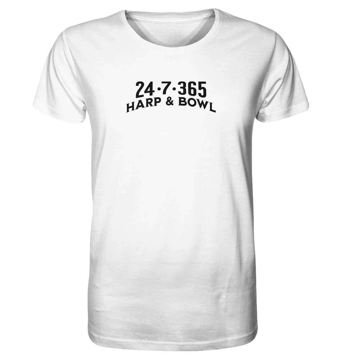 Offb 5,8 - HARP &amp; BOWL - Brustprint - Organic Shirt