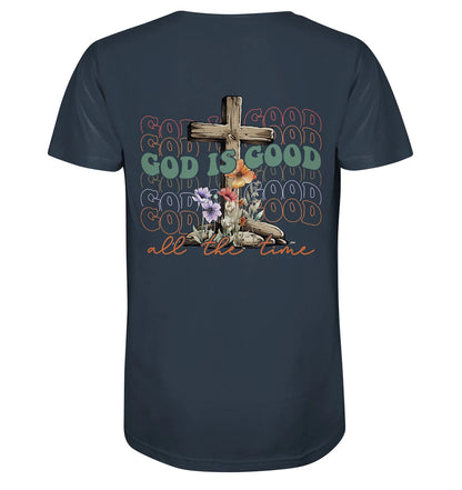 GOD IS GOOD - Rückenprint - Organic Shirt