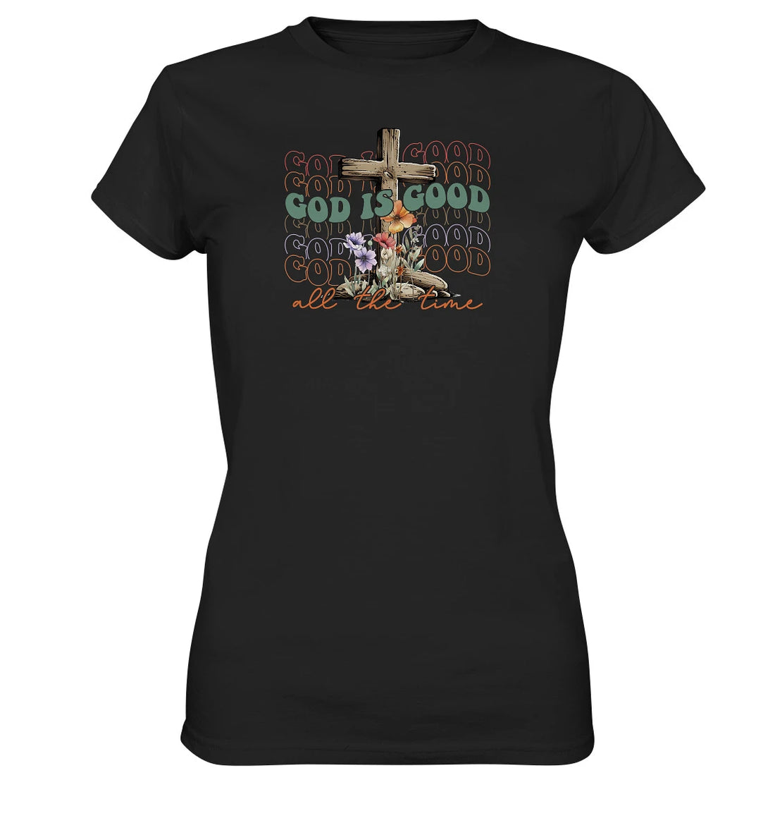 Ps 100,5 - God is good - Kreuz - FP - Ladies Premium Shirt