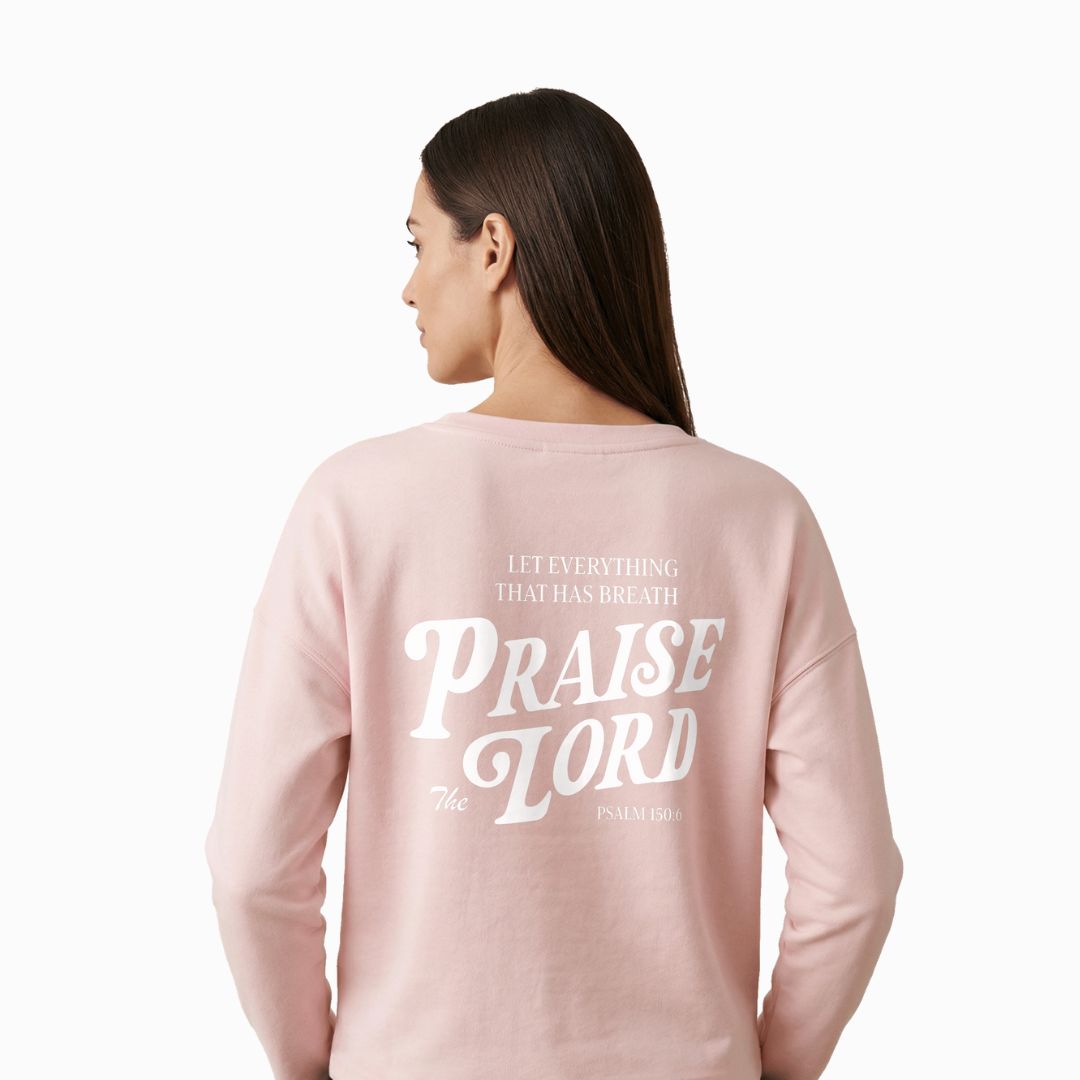 Psalm 150,6 - Praise the Lord | Ladies Oversize Sweatshirt