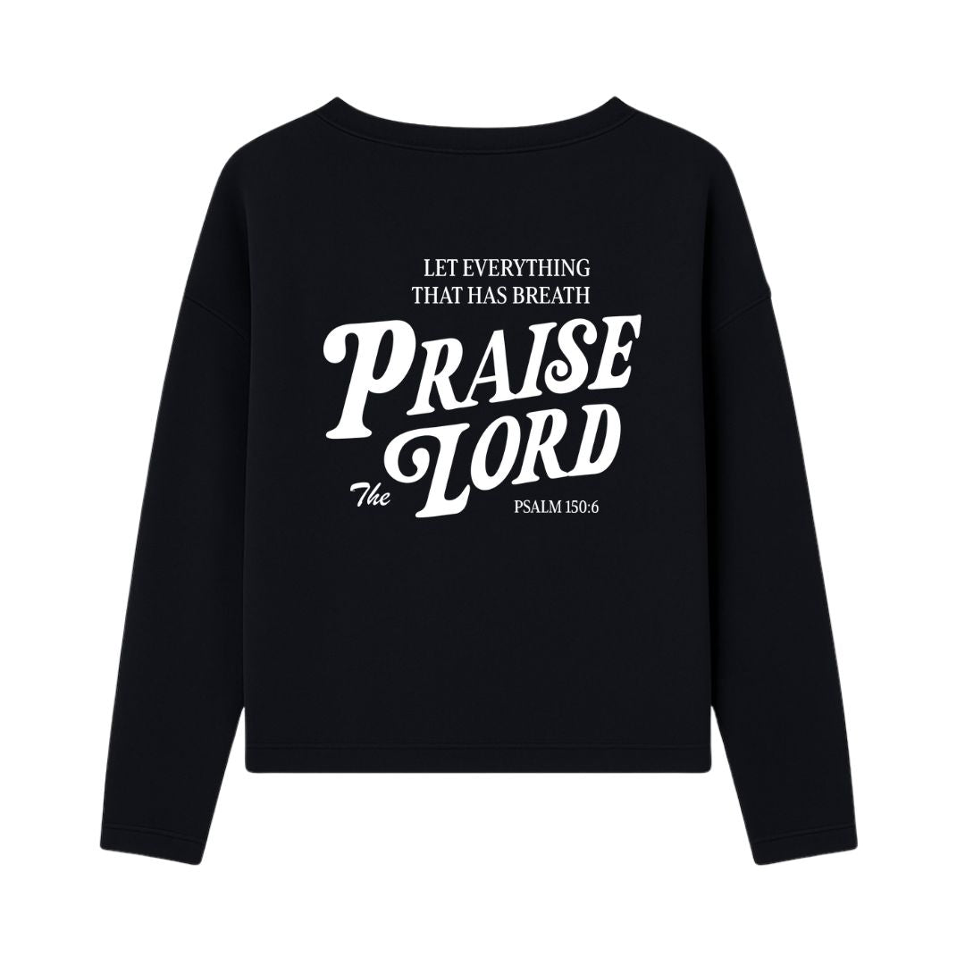 Psalm 150,6 - Praise the Lord | Ladies Oversize Sweatshirt