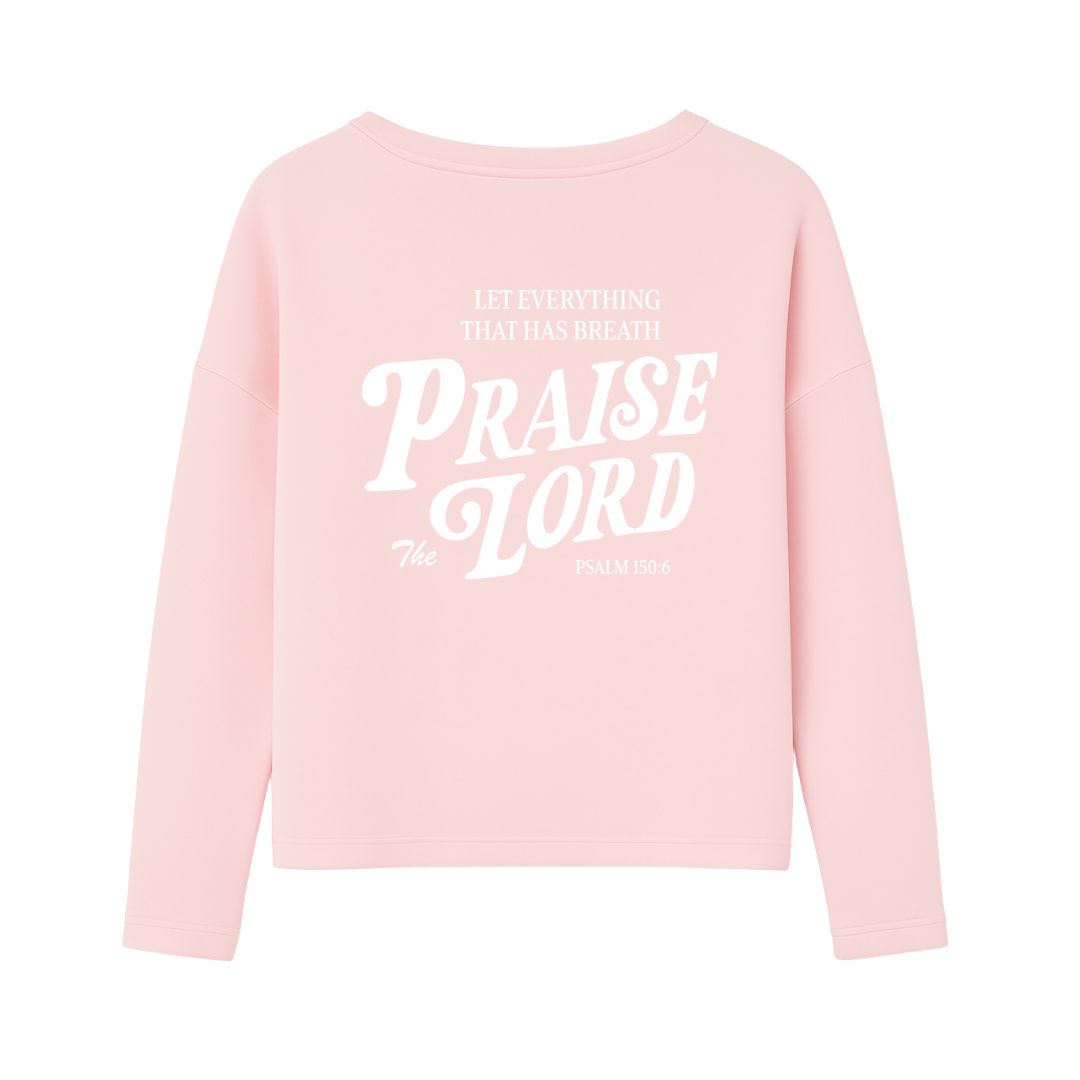 Psalm 150,6 - Praise the Lord | Ladies Oversize Sweatshirt