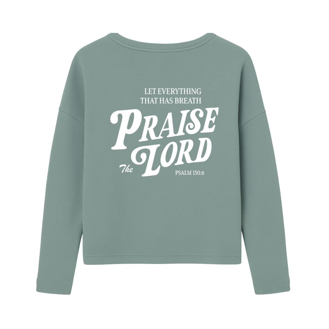 Psalm 150,6 - Praise the Lord | Ladies Oversize Sweatshirt
