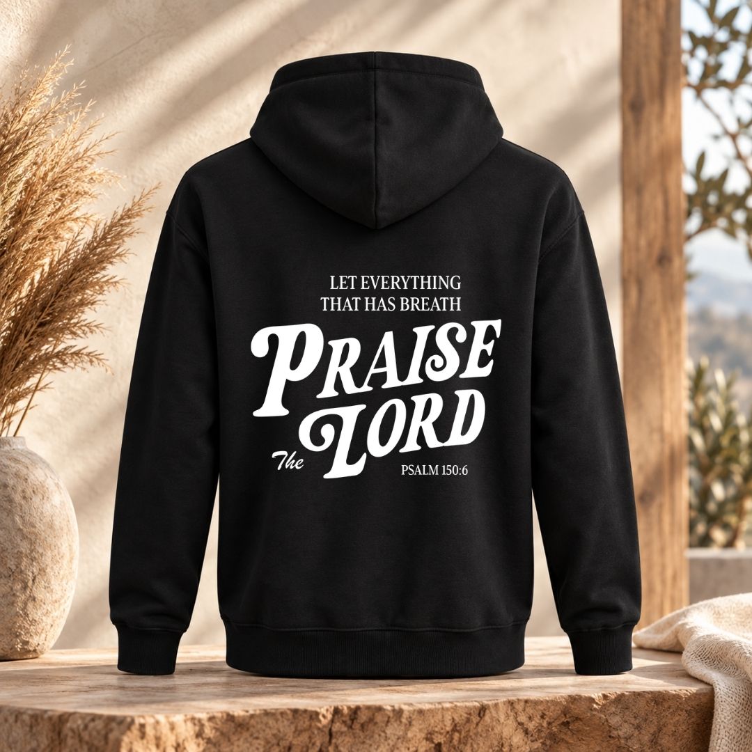 Psalm 150,6 - Praise the Lord | Bio-Superflausch-Hoodie