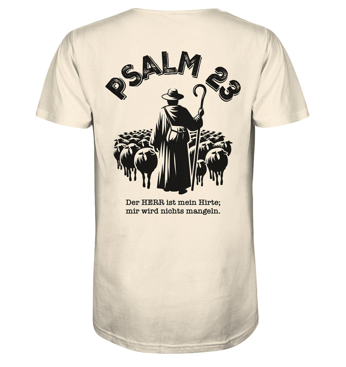 Ps 23,1 - Der HERR ist mein Hirte - BP - Organic Shirt