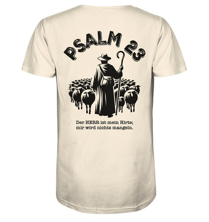 Ps 23,1 - Der HERR ist mein Hirte - BP - Organic Shirt