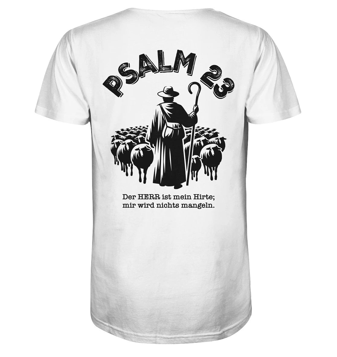 Ps 23,1 - Der HERR ist mein Hirte - BP - Organic Shirt