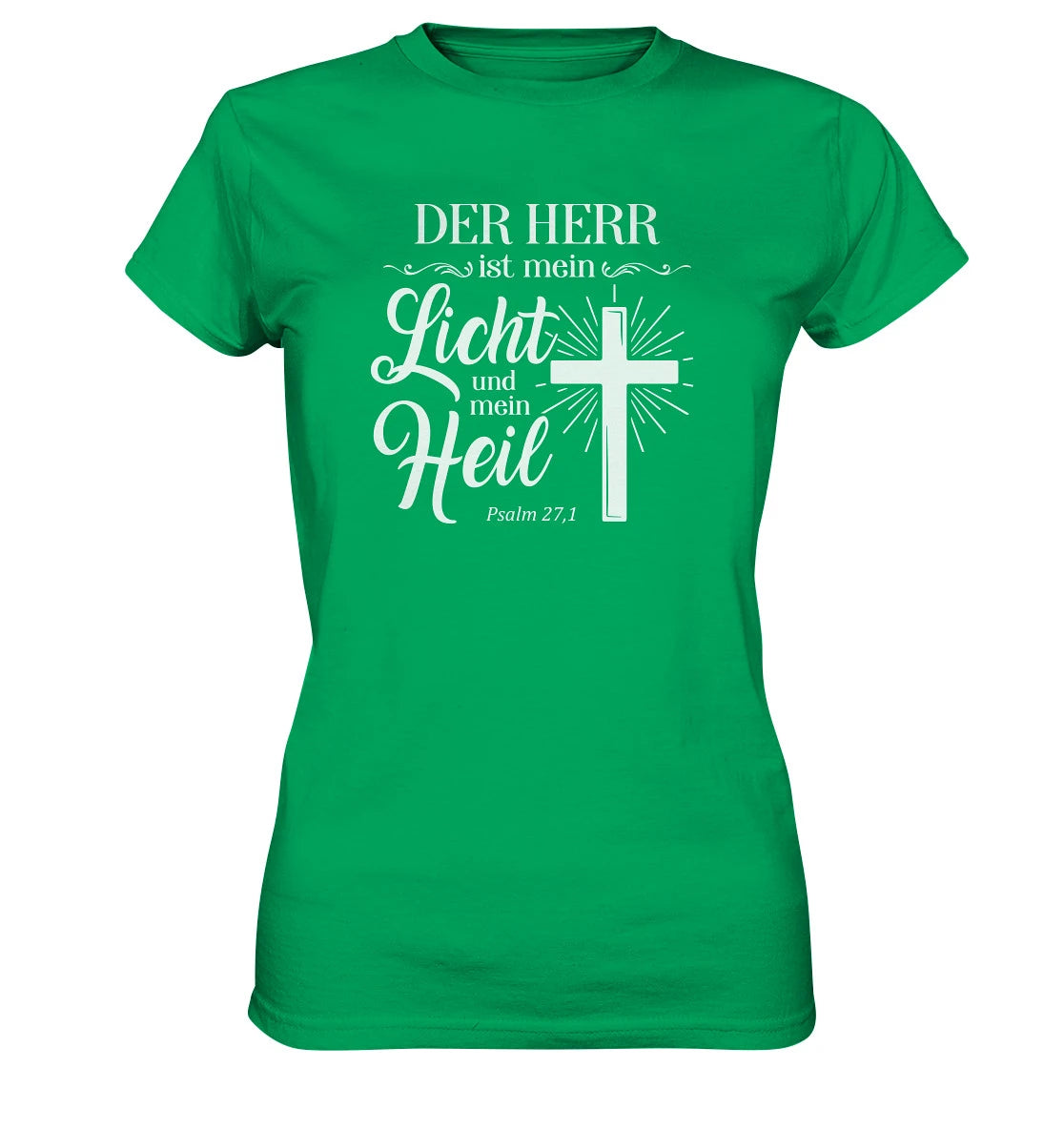 Ps 27,1 - Der HERR ist mein Licht &amp; mein Heil - V2 - FP - Ladies Premium Shirt