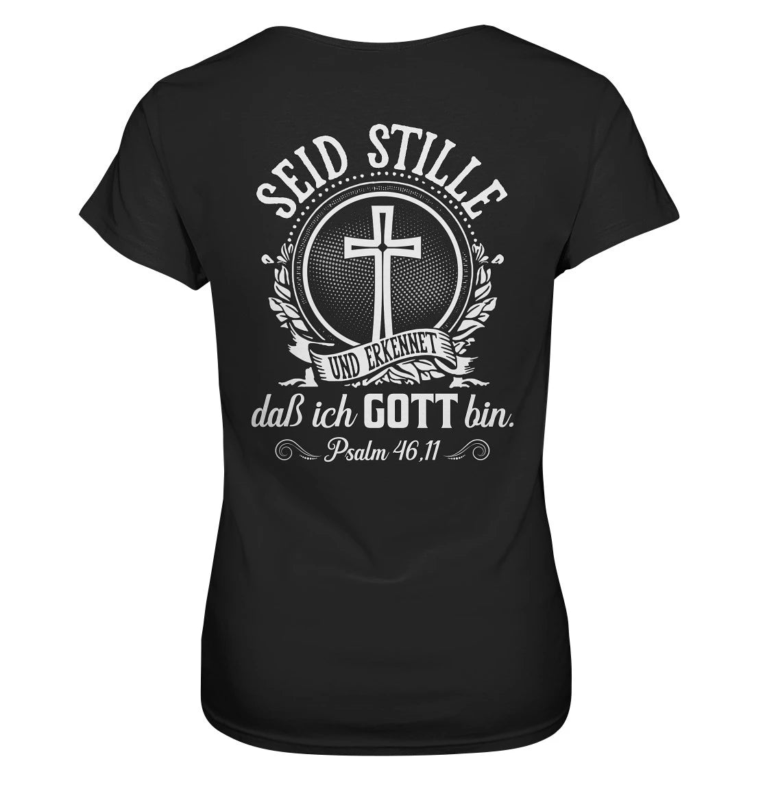 Ps 46,11 - Seid stille - BP - Ladies Premium Shirt