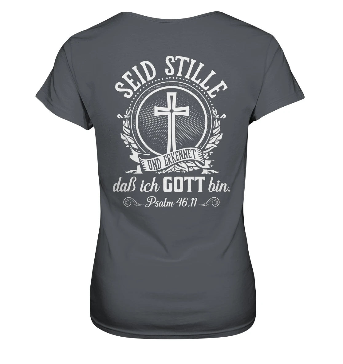 Ps 46,11 - Seid stille - BP - Ladies Premium Shirt