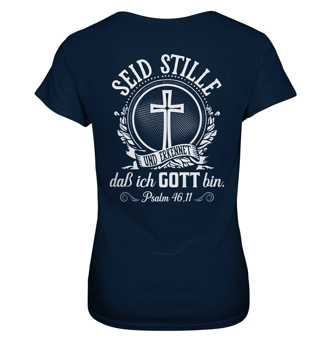 Ps 46,11 - Seid stille - BP - Ladies Premium Shirt