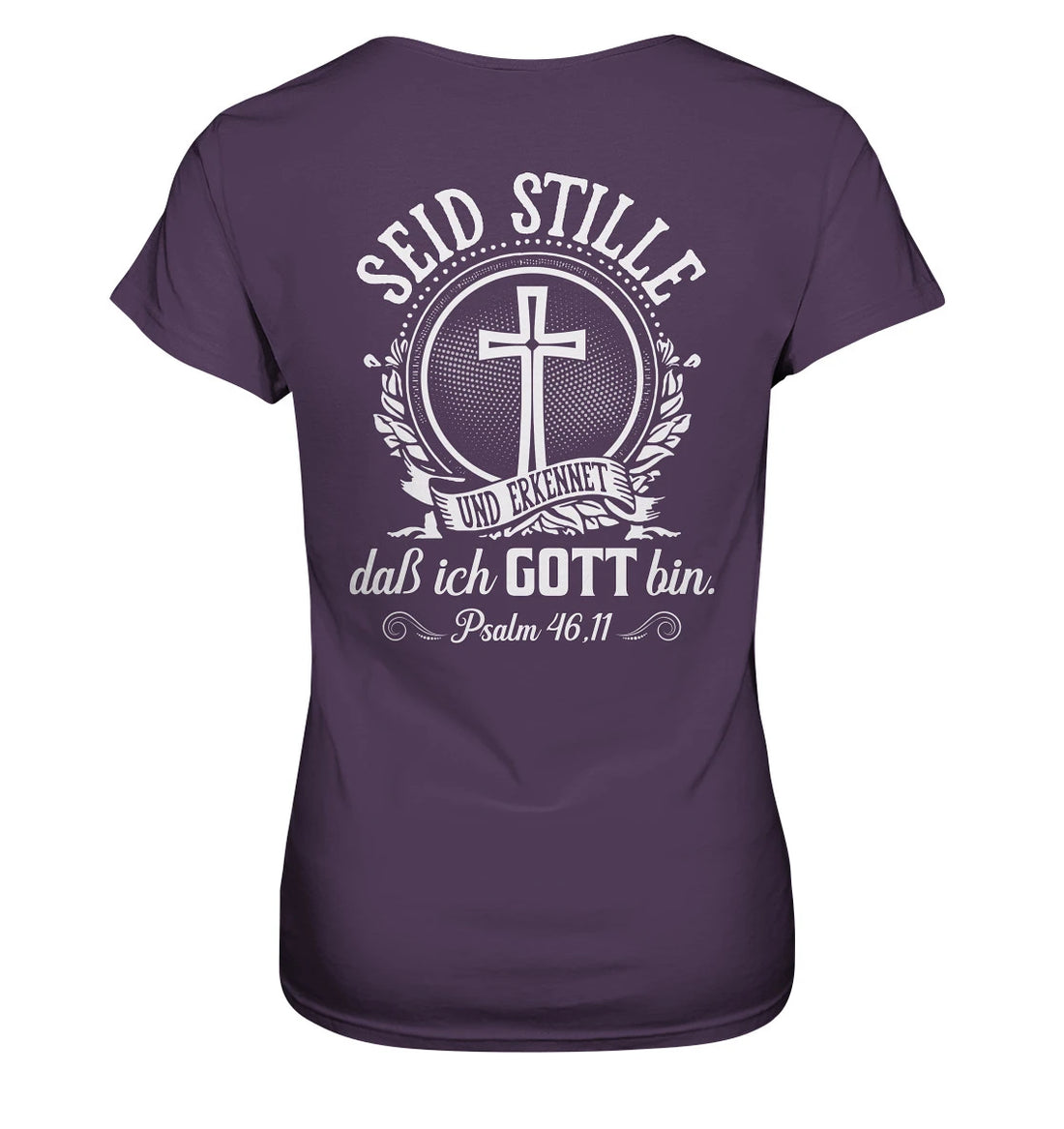 Ps 46,11 - Seid stille - BP - Ladies Premium Shirt