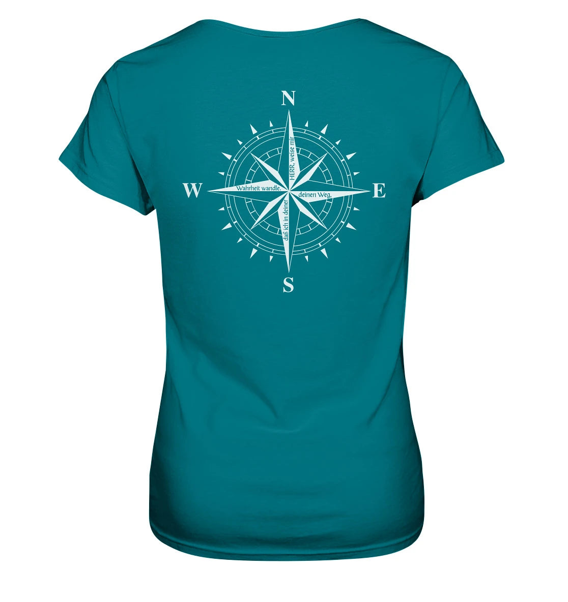 Ps 86,11 - Kompassrose - V2 - BP - Ladies Premium Shirt