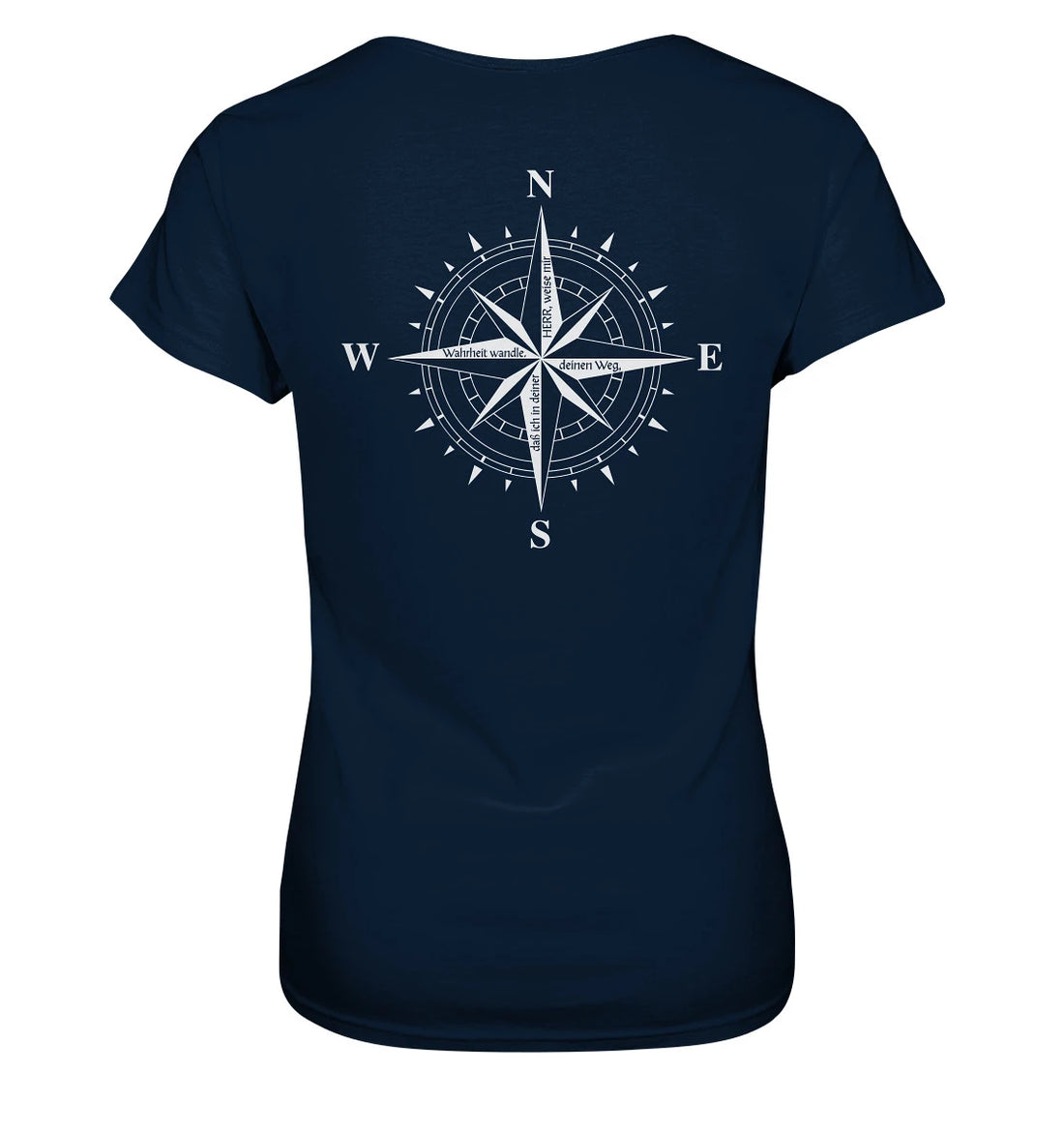 Ps 86,11 - Kompassrose - V2 - BP - Ladies Premium Shirt