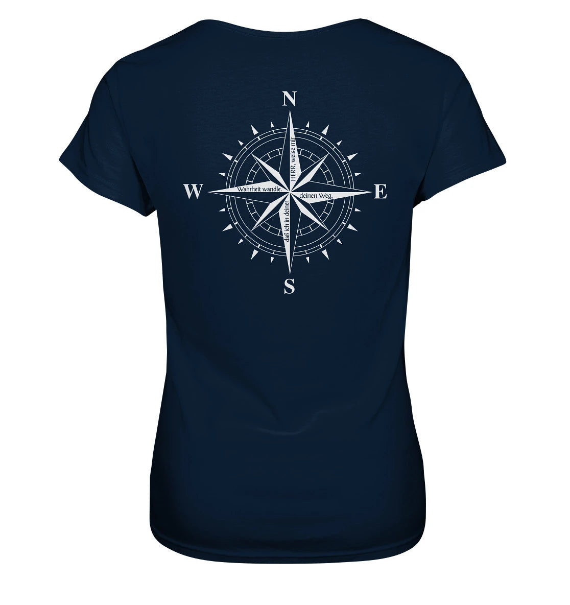 Ps 86,11 - Kompassrose - V2 - BP - Ladies Premium Shirt