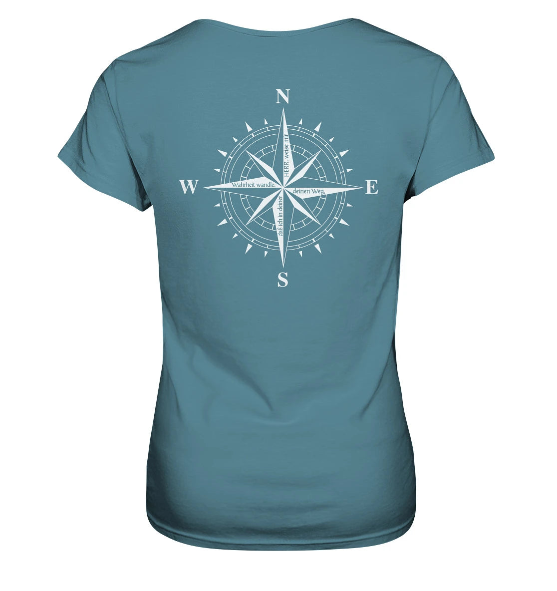 Ps 86,11 - Kompassrose - V2 - BP - Ladies Premium Shirt