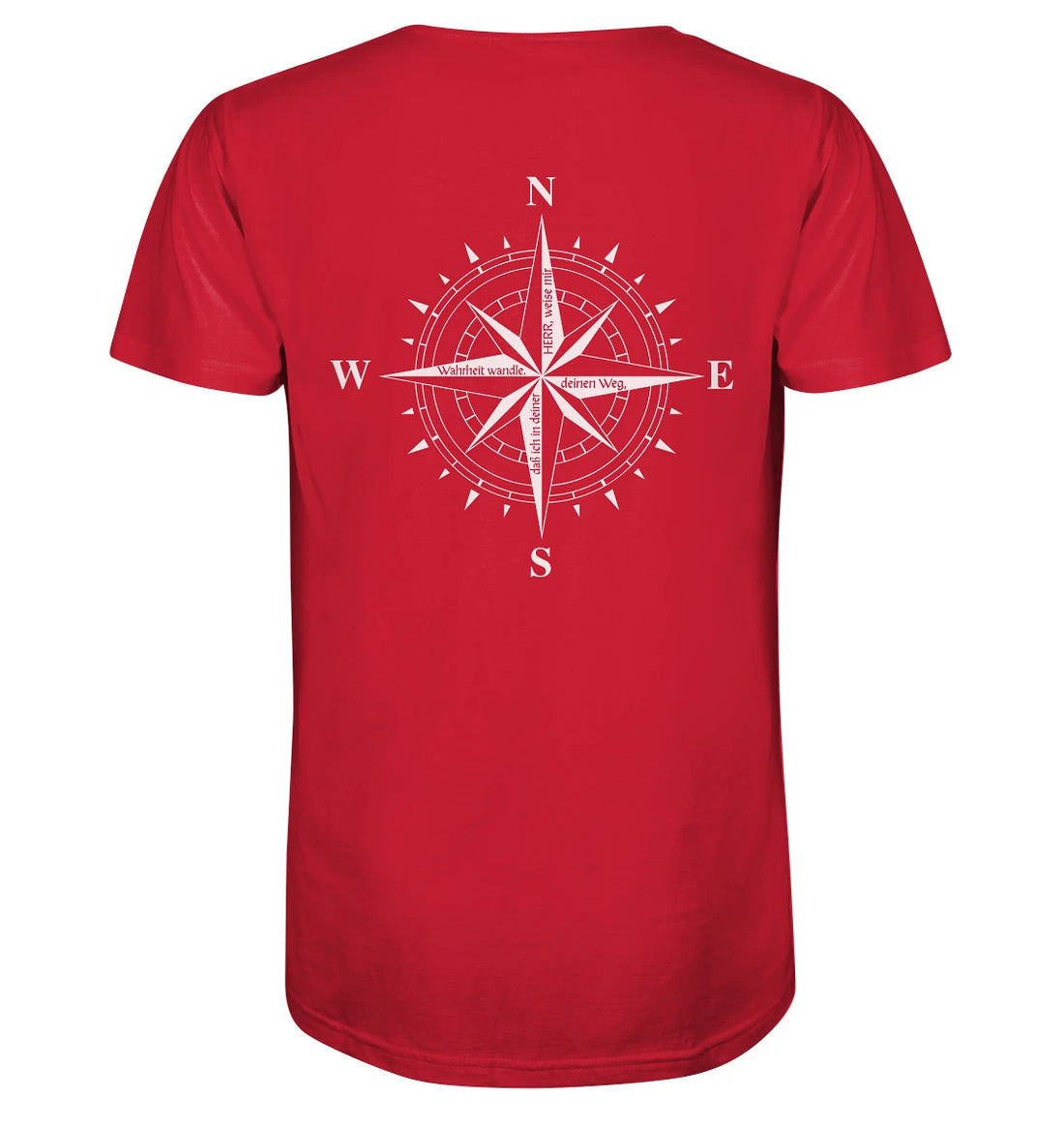 Ps 86,11 - Kompassrose - V2 - BP - Organic Shirt