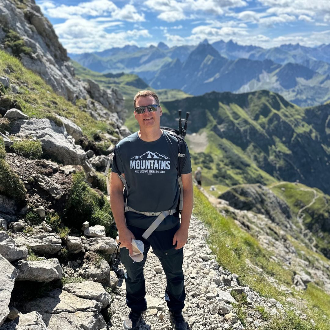 Ps 97,5 - Mountains | Herren Funktionsshirt