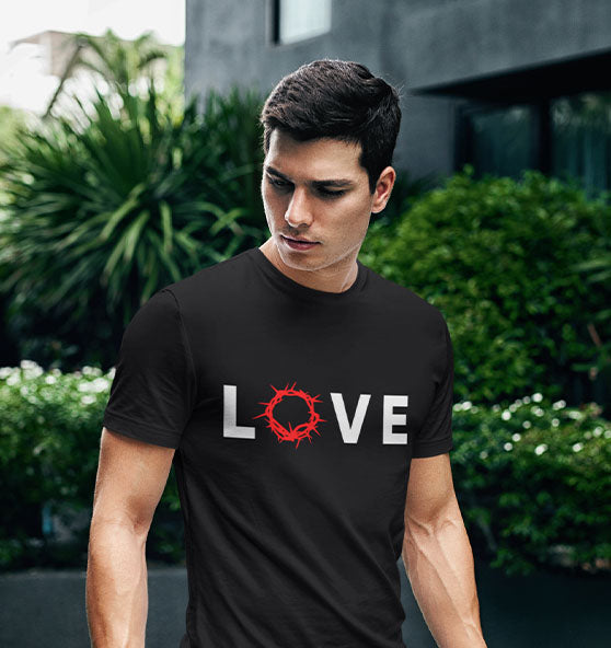 LOVE - Dornenkrone - Premium Shirt