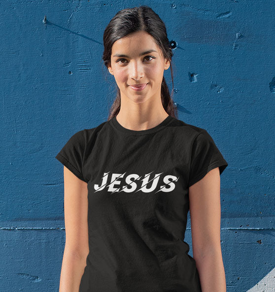 JESUS Weiß - Ladies Premium Shirt