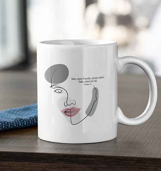 Hoh 4,1 - Schön(1) - Tasse glossy