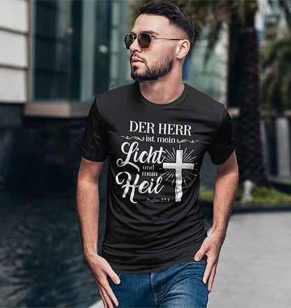 Ps 27,1 - Der HERR ist mein Licht &amp; mein Heil(2) - Organic Shirt