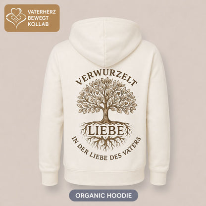 Eph 3,17-19 - Verwurzelt in der Liebe - BP - Bio-Superflausch-Hoodie