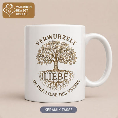 Verwurzelt in der Liebe - Tasse glossy