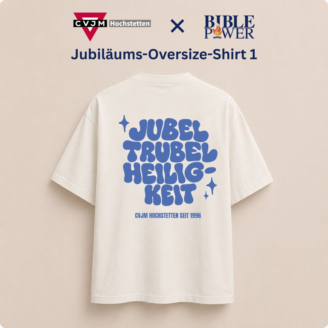 CVJM - Jubiläum 1 | Oversize-Shirt